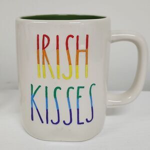 Rae Dunn St Patricks Day IRISH KISSES Mug - New